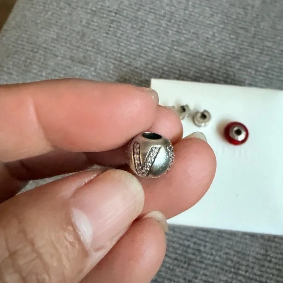 Pandora Red and Silver Charm Collection - Picture 6 of 7